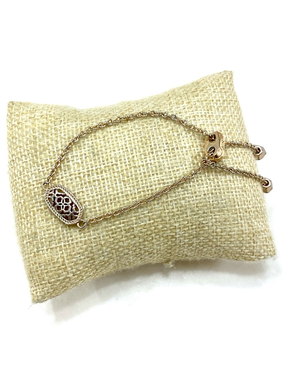 Kendra Scott Gold Filigree Slider Bracelet